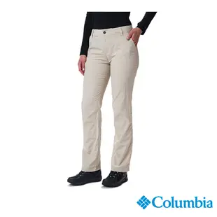Columbia 哥倫比亞 女款- UPF50快排長褲-卡其 UAR26680KI