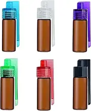 6PCS Mini Salt Shaker with Spoon, Leak-Proof Travel Salt Pepper Shakers for Camping Outdoor Kitchen