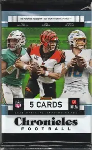 2020 CHONICLES UNOPENED FOOTBALL PACKS**BURROW**HURTS**HERBERT?