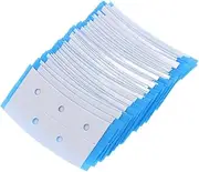 IWOWHERO 40pcs Wig Tape Double Sided Tape Double Side Tape Double Sided Adhesive Tape Wigs 2 Sided Tape Adhesive Tape for Lace Front Wig Portable Adhesive Tape Hair Sky-Blue Plastic