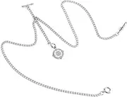 [SUDESMO] Pocket Watch Chain T-bar Chain Albert Chain with Life Tree Pendant