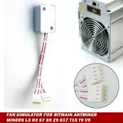 1PC Fan Simulator for Bitmain Antminer Miners L3 D3 S7 S9 Z9 S17 T15 T9 V9