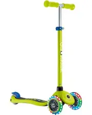 Globber Primo V2 Scooter With Lights And Griptape Lime Green/Navy Blue