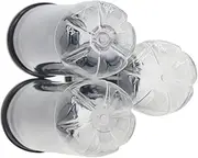 3Pcs Transparent Tennis Ball Holder Portable Multi Function Balls Container for Tennis and Table Tennis Durable Design with Lid for Easy Storage and Transport