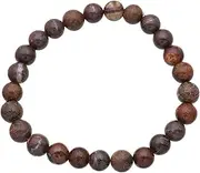 [HIMALYA QUARTZ] Stretch Bracelet Handmade Boho-Inspired Bracelet For Men-Women Semi Precious Healing Stone Boulder Opal Dainty Adjustable Bracelet GB-108, Adjustable, Gemstone, boulder opal