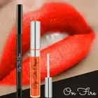 By The Clique Premium Matte Lipstick and Liner Set | On Fire | Red Orange