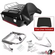 Chopped Tour Pack Trunk Mount Rack Docking Hardware For Harley Touring 1997-2008