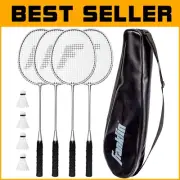 Durable 4 Player Badminton Racket & Birdie Set – Perfect for All Skill Levels