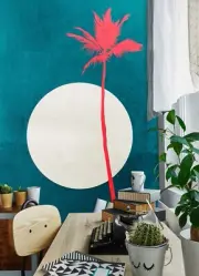 3D Red Coconut Tree A221 Wallpaper Wall Mural Self-adhesive Boris Draschoff Amy
