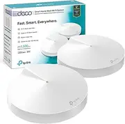 TP-LINK DECOM9-2PK Ac2200 Whole Home Mesh Router 2Pk Tri-Band Smart Home Three Separate Wireless Bands Provide a Fast and Stable Connection with Speeds of Up to 2134Mbps, Which is Ideal for Your | AU Version |