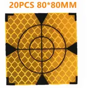 New 20pcs 80x80mm Reflector Sheet Reflective Tape Target For Total Station