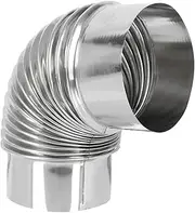 SHINEOFI Stainless Steel Elbow Chimney Flue Exhaust Bend for Flexible Air Hose for Kitchen Bathroom Dryer Venting Easy Installation Fire Prevention