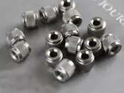 Solid Titanium Parachute Cord Lanyard Pendant DIY Bead Surface Anti Slip Knurled