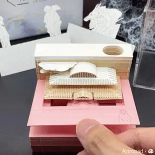 【築實精選】Artropad x 3D memopad Series 溫泉旅館 Bath House(With Light)