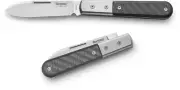 LionSTEEL Barlow - Blade style: Roundhead - Blade steel: M390 sintered steel ...