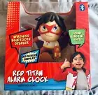 Ryan's World Red Titan Kid's Alarm Clock with Bluetooth Speaker