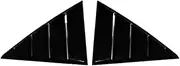 Compatible for Cadillac ATS 2013-2019 Car Gloss Black Side Window Louver Shutter Cover Trim