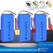 1Pcs 11.1V 2000mAh Li-po Battery 25C High Rate for FT012 Remote Control Boat