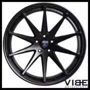 22" ROHANA RC10 BLACK CONCAVE WHEELS RIMS FITS LEXUS LS460 LS600 (for: Lexus)
