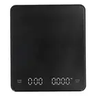 LED Hidden Screen Rechargeable Coffee Scale Timing Hand-brewed Coffee Electr