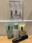 NEW Clinique Travel Size 3-step AM/PM Skincare Routine+mini mascara in black