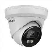 Ⲏikvision DS-2CD2383G2-LI2U 8MP Acusense Smart Hybrid Light Turret IP Camera, 4K Security Camera with Human/Vehicle Detection, True WDR 120dB, IP67 Weatherproof, Built-in Audio & MicroSD Slot (512GB)