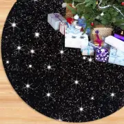 Christmas Tree Skirt Black Velvet Tree Skirts Large 60 Inch Halloween Tree Sk...