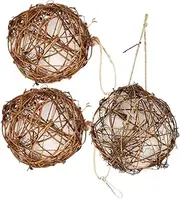 Generic 3pcs Hummingbird Nesting Material Kit for Bird Lovers Unique Outdoor Garden Elegant Design for Courtyards Yards Secure Nesting Present for Nature Enthusiasts