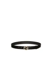 Gucci Interlocking G Buckle Belt 100,90,80,70,95,85,75 black
