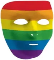 Full Face Mask - Rainbow