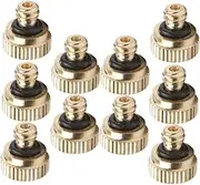 MINAOLULUS 10Pcs Atomizing Nozzle Heads for Low Pressure Misting System Durable Garden Hose Sprinkler Accessories for Outdoor Irrigation and Landscaping