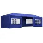 Instahut Gazebo Marquee 3x9 Wedding Party Tent Outdoor Camping Side Wall Blue