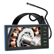 Triple Camera Endoscope with 7-inch IPS Color Screen Borescope with 6 LED Lights