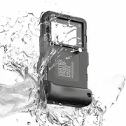 Diving Mobile Phone Case 15m Underwater Waterproof Cell Phone Cover For Swimming Snorkeling Black