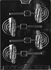RAINBOWS LOLLY POP MOLD chocolate candy molds rainbow