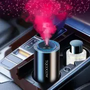 Smart Car Air Freshener Diffuser with Starry Sky Projection and 50ml Perfume,...