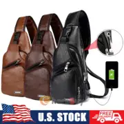 Mens Women Sling Bag Chest Fanny Packs Cross Body Travel Shoulder Backpack Sport