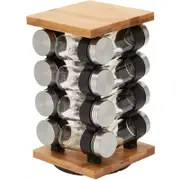 Vikus Spice Rack Organizer With 12 Pieces Jars For Kitchen
