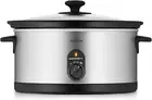 Sunbeam HP5520 Slow Cooker | 5.5L (6-8 People) | Removable Easy-Clean Ceramic Pa