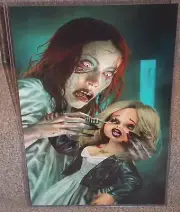 Evil Dead Rise Mother vs Tiffany Glossy Art Print 11 x 17 In Hard Plastic Sleeve
