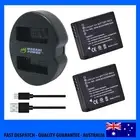 Dual Changer +2 Battery forPanasonic DMW-BLE9 DMW-BLG10E Lumix DMC-GF3 DMC-LX100