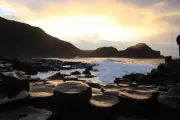 Landscape nature outdoors sunlight giants causeway Custom Gaming Mat Desk