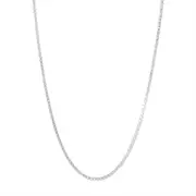 Bevilles Box Necklace Sterling Silver 60cm