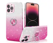 023 Phone Case Ring Holder Phone Protective Case for iPhone15 Plus