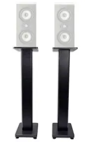 (2) Rockville 36” Studio Monitor Speaker Stands For Shape TWIN Monitors