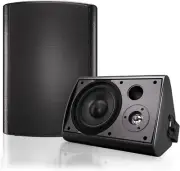 Herdio 6.5 Inches Indoor Outdoor Bluetooth Speakers Waterproof with Powerful Bas