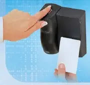 Bioscrypt V-Smart A, R Fingerprint with Integrated MIFARE Smart Card Reader