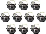 Set of 10 Baked-on Earthenware Bottles (900cc) | Setomonohonpo Dobin