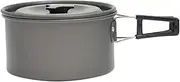 ifundom 1 Set Camping Cookware Durable Non Stick Pot for Outdoor Cooking Lightweight Portable Design for Hiking Picnics and Camping Activities Practical Food Container