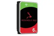Seagate IronWolf Pro, NAS, Internal 3.5" HDD, 6TB, SATA 6Gb/s, 7200RPM, 256MB Cache